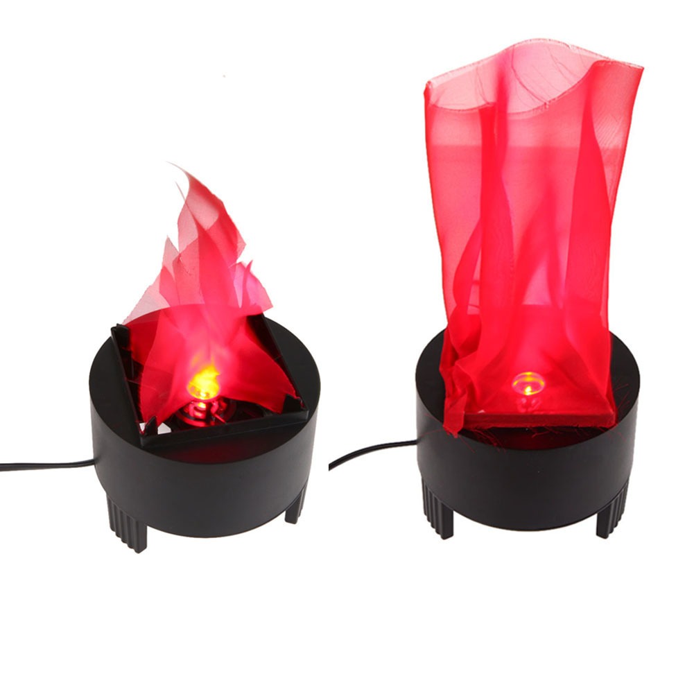 LED Flame Lights Bonfire Simulation Dynamic Stage Lights Bar Haunted House Halloween Christmas Decorations Electronic Brazier Lights
