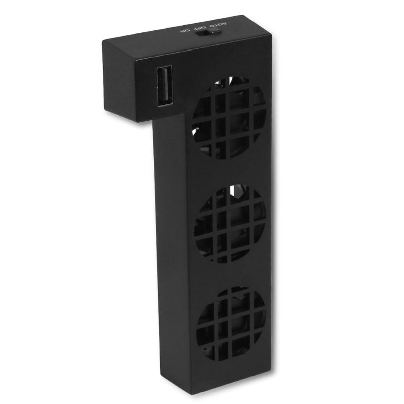 External 3-Fan Turbo Temperature Control USB Cooling Fan For XBox One X Console
