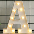 Luminous LED Letter Night Light English Alphabet Number Lamp Wedding Party Decoration Christmas Home Decoration Accessories