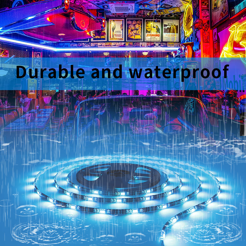 5V LED Light Belt Set 5050RGB Waterproof Colorful USB24 Key Music Bluetooth TV Background Atmosphere Light