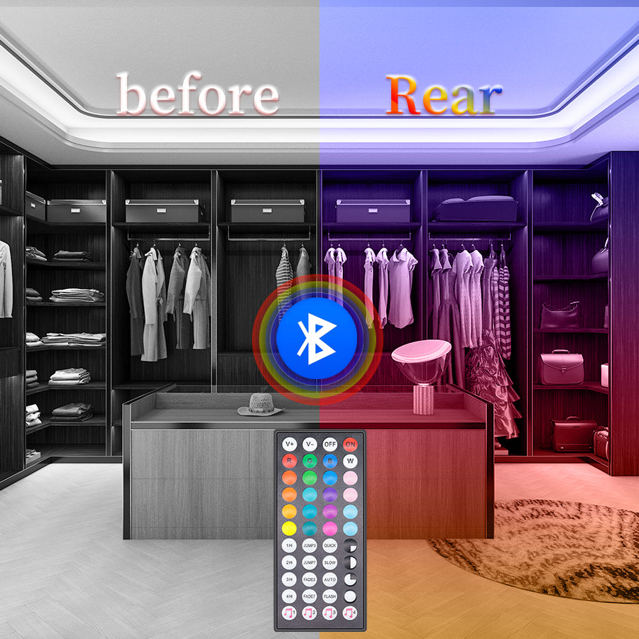 5050RGB30 Light Sound Control Music Light Belt Set Smart Bluetooth App 5 Meters Set Waterproof RGB Light