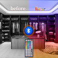 5050RGB30 Light Sound Control Music Light Belt Set Smart Bluetooth App 5 Meters Set Waterproof RGB Light