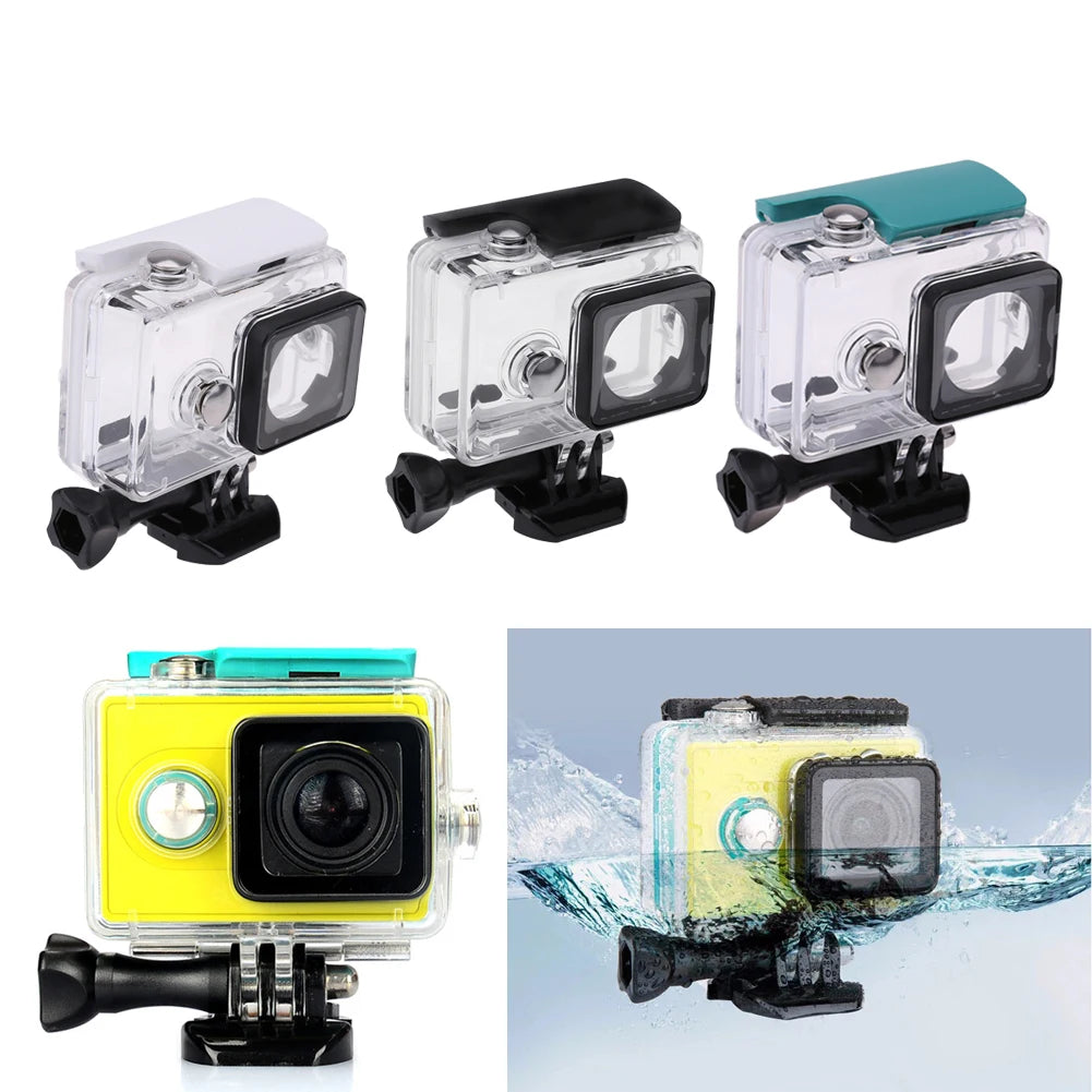 45M Underwater Diving Waterproof Case for Xiaomi Yi Sports Waterproof Box for Xiaomi yi Action camera Protective