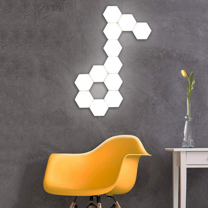 Touch Induction Honeycomb Light Fashion Personality Atmosphere Light Combination Decorative Led Quantum Light