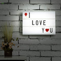 A4 Size USB AA Battery LED Combination Night light Box DIY Letters Symbol Cards Decoration Lamp Message Board Lightbox