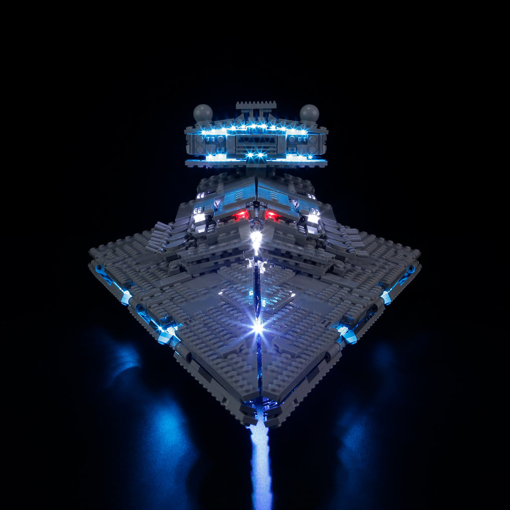 YB compatible with LEGO 75394 Empire Star Destroyer LED lighting Star Wars luminous building blocks lighting toys
