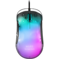 Mars Gaming MMGLOW геймърска мишка 12800 DPI RGB черна (8437023094587)