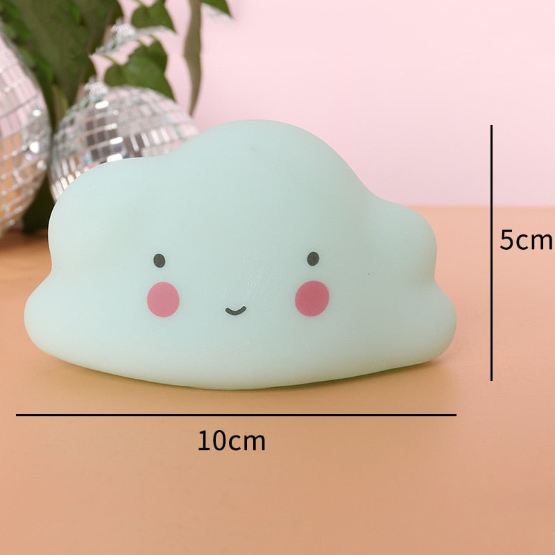 New Year's Christmas Small Gifts Ins Creative Vinyl Should Aid Night Lights Cartoon Children's Bedroom Decoration Annual Meeting Gifts Star Lights