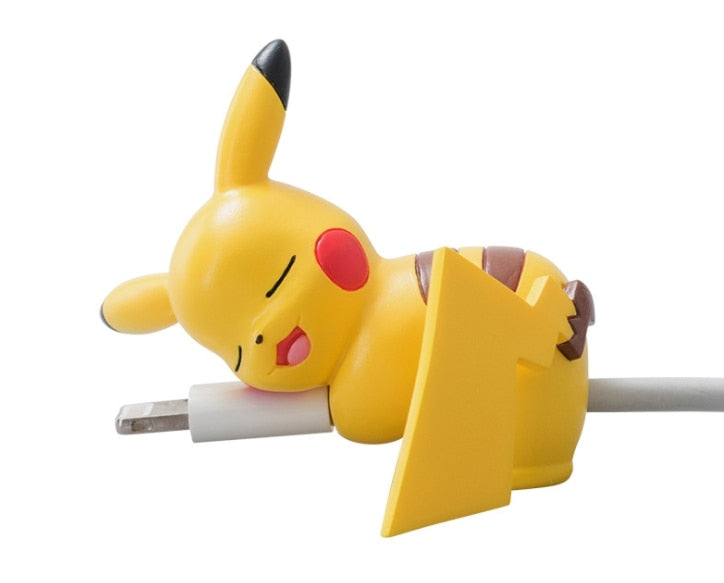 Cute Bite Cartoon Cable Protector for iPhone X earphone data cable Universal Cord Protection Protective Cover USB Cable Winder