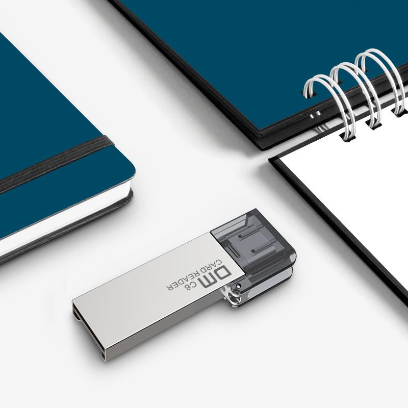 Copy of DM USB C Card Reader CR006 Micro SD/TF Type C Multi Memory Card Reader for MacBook or smartphone with USB-C interface