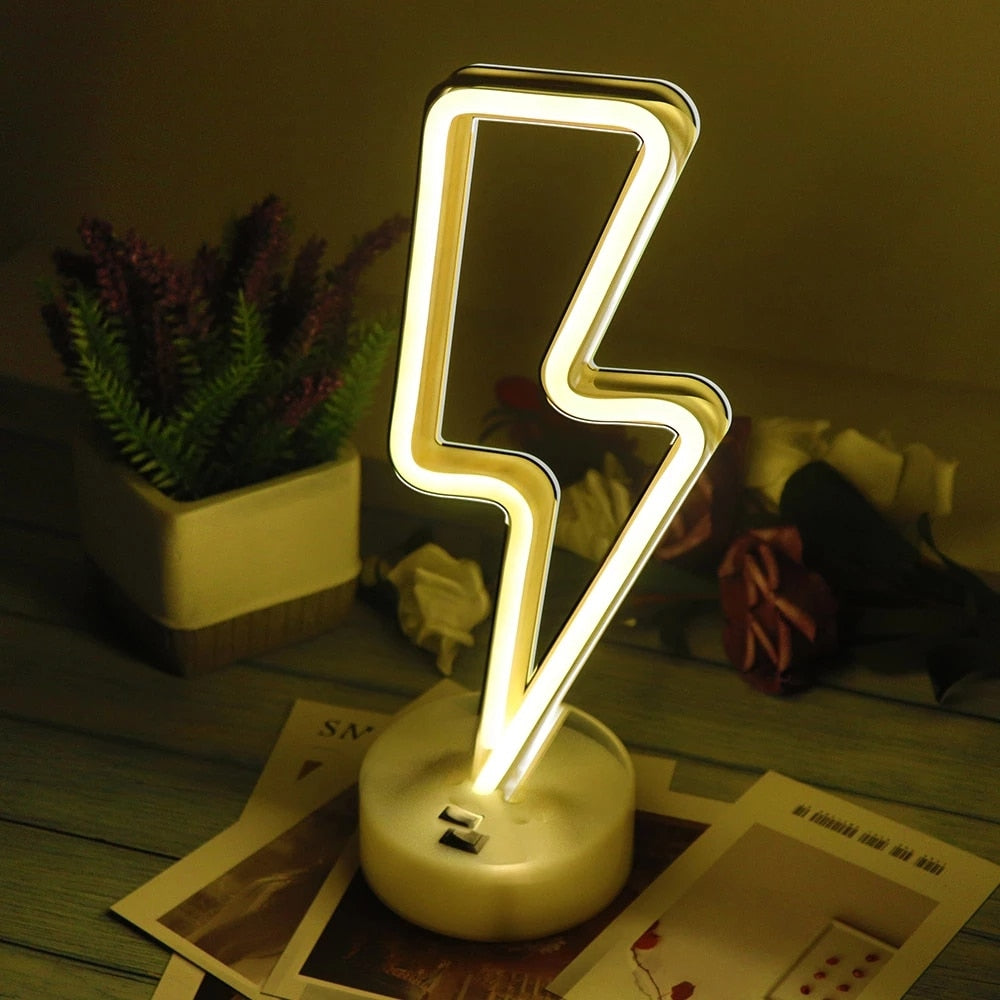 LED Living Room Neon Light Luminous Decoration Creative Cloud Home Ins Bedside Pineapple Night Light Flamingo