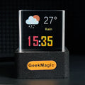 New Trend Mini Transparent WiFi Weather Clock Creative Gift Desktop Decoration Display