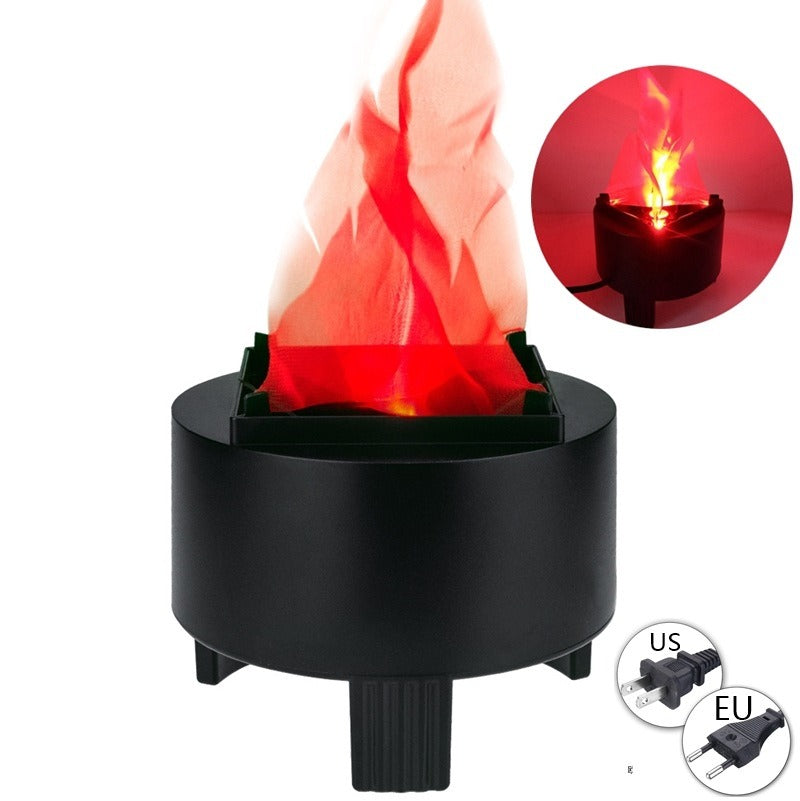 LED Flame Lights Bonfire Simulation Dynamic Stage Lights Bar Haunted House Halloween Christmas Decorations Electronic Brazier Lights