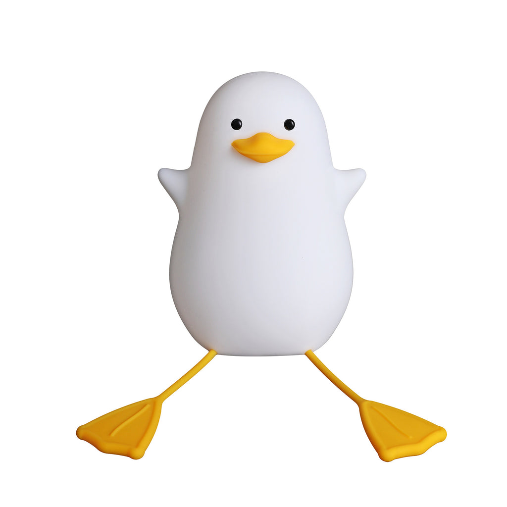 Little Gull Fun Night Light Charging Bedroom Bedside Light Silicone Pat Light Baby Eye Protection Night Light Creative Mobile Phone Bracket