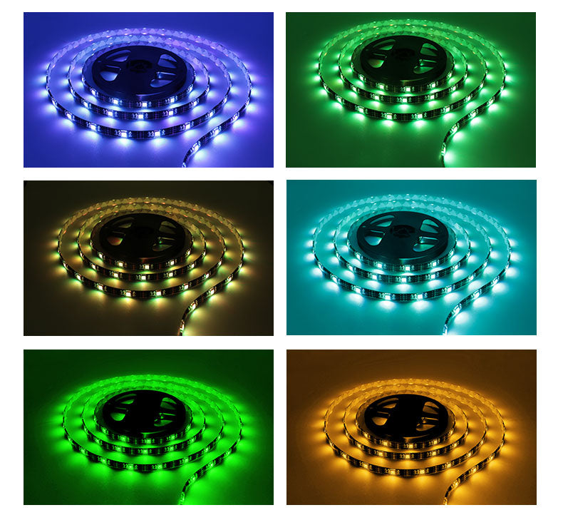 5V USB Light With 5050 RGB Light Waterproof 24 Key Light With Set TV Background Colorful Atmosphere Light