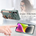Suitable for iPhone 17 Pro phone case diagonal long hanging rope Air leather card insertion Apple 16 Promax protective cover