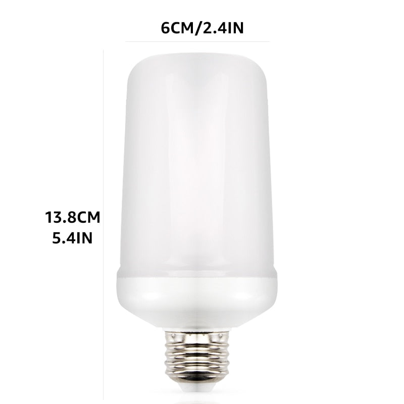 LED Flame Lamp Gravity Sensor LED Flame Effect Light Bulb 220V 110V Flickering Creative Emulation Decoration Lights