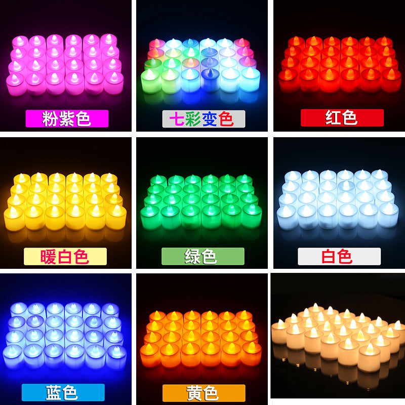 24pcs/set LED Balloon Battery operated led candle lamp multicolor color flame flashing place light in it home wedding ballons