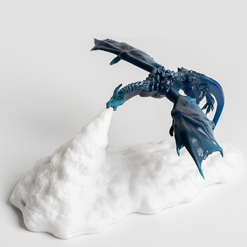 3D Printed Volcano Dragon Lamps Night Light Moon Light Kids Sleep Accompany USB Rechargeable For  Children Home Decorations