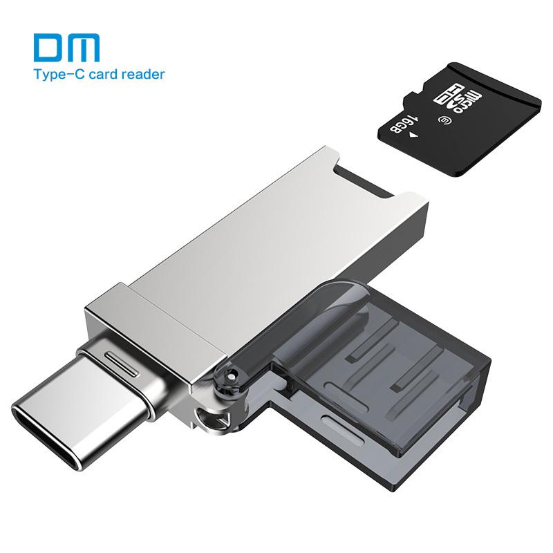 Copy of DM USB C Card Reader CR006 Micro SD/TF Type C Multi Memory Card Reader for MacBook or smartphone with USB-C interface