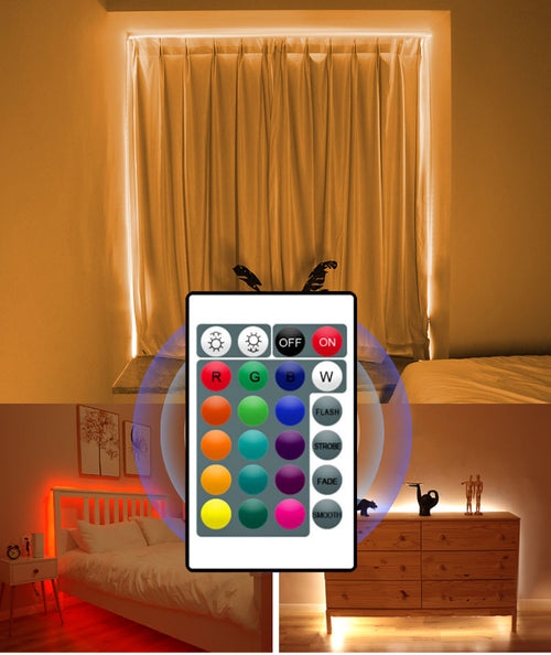 5V USB Light With 5050 RGB Light Waterproof 24 Key Light With Set TV Background Colorful Atmosphere Light
