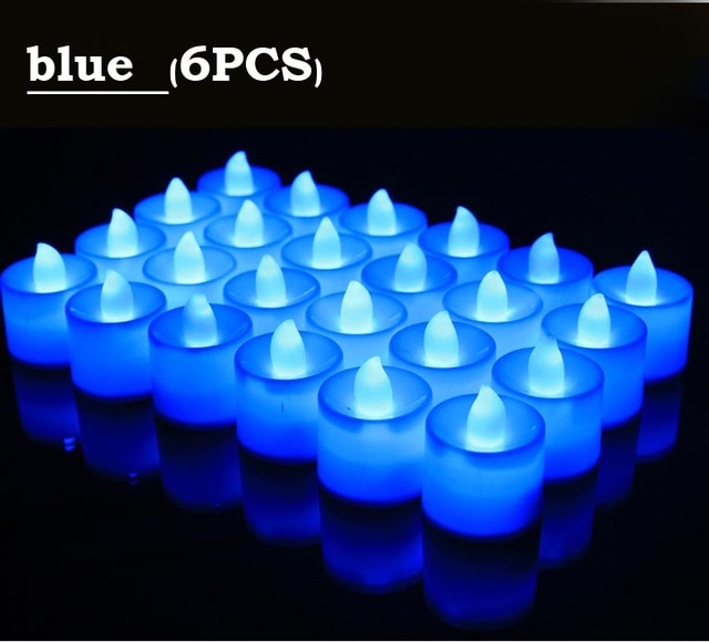 24pcs/set LED Balloon Battery operated led candle lamp multicolor color flame flashing place light in it home wedding ballons