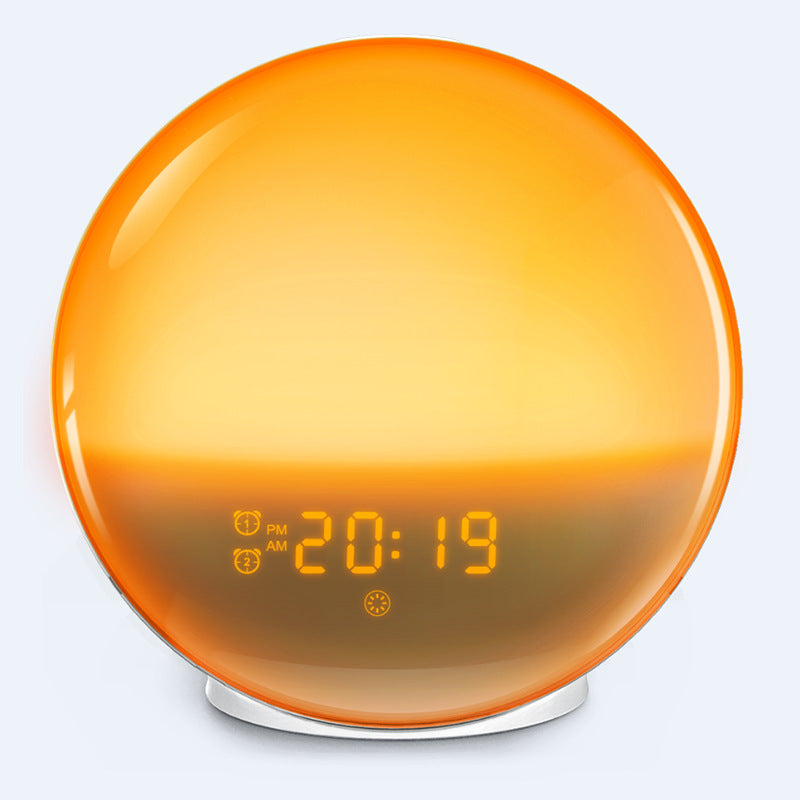 Wake-up Light Sunrise FM Radio Graffiti Smart APP Simulates Sunrise And Sunset Alarm Clock Atmosphere Night Light