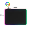 LED Light Gaming Mouse Pad RGB Large Keyboard Cover Non-Slip Rubber Base Computer Carpet Desk Mat PC Game Mouse Pad