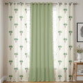 Cotton Room Darkening Door Curtains
