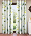 Abstract Garden Long Door Curtains